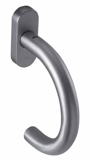 8.1 Window handles handle 5046/5616 CF Paris Product profile Commercial buildings, administrative centres, schools, residential homes Window handle 144 mm, ø 20 mm 4 x 90 ball stop Left/right