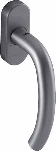8.1 Window handles handle 5061/5616 CF Jackson Product profile Commercial buildings, administrative centres and superior quality residential developments Window handle 130 mm, ø 18 4 x 90 ball stop