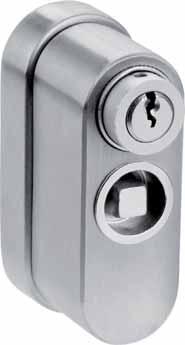 8.2 Roses Spindle rose 5617 DC Lockable Product profile As a locking security device for windows, this model offers effective protection against the unauthorised opening of windows and balcony doors.