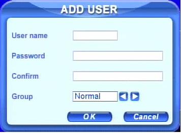 Add & Delete users: Digital Video Recorder User Manual This unit has a default administrator and two user groups, advanced and normal user. It supports 1 administrator and 15 users total.