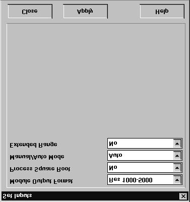 Chapter 10 Using the PCFL Editor To view a PCFL block s input flags: From the PCFL Editor, click Input Flags. The Input Flags dialog box appears. To edit a PCFL block s input flags: 1.