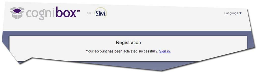 2.3 2.4 2.3 A message confirming registration is displayed in your browser after you click the confirmation link.
