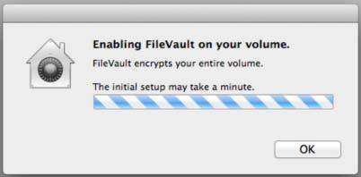 After FileVault 2 is set up, only a FileVault 2- authorized user may start up the Mac computer. You may add more authorized users if you wish, or maintain a single account.