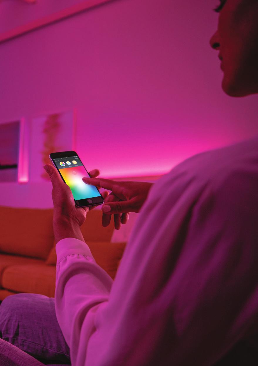 Philips Hue welcomes you home and lets you remotely