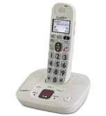 Measures 5 x 3.5 x 1.5 and weighs only 8 ounces. Item #543 $39.95 Clarity Amplified Cordless Phone with Answering Machine Our large button cordless phone clearly amplifies sound up to 30 db.