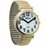 Men s watch diameter is 1½ inches and women s watch diameter is 1⅛ inches. Expandable two-tone metal band. Item #118 Ladies $89.00 Item #119 Men s $89.