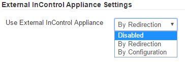 You could choose to redirect or configure your devices to connect to your InControl appliance.