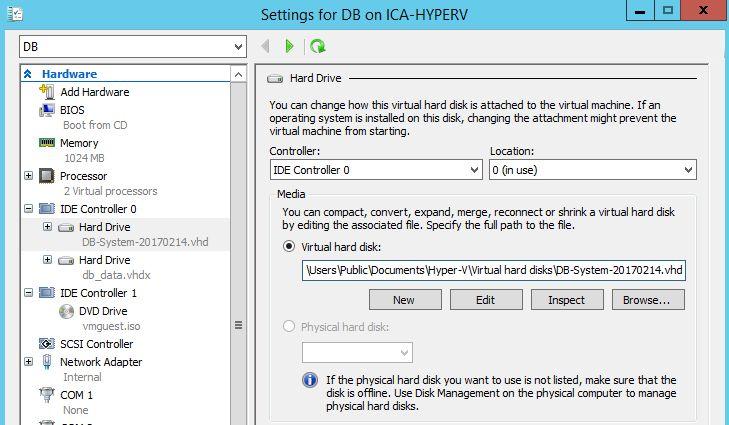 For Microsoft Hyper-V Step 1. Download the latest Virtual Appliance and Database Server image files in.vhd format from https://www.peplink.