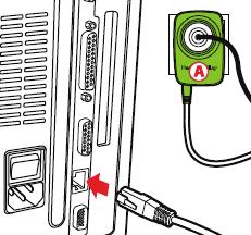 3. Connect the other end of the Ethernet cable to the