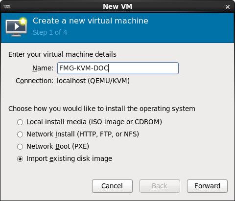 The following topics are included in this section: Create the virtual machine Configure hardware settings Start the virtual machine Create the virtual machine