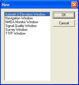 6. New Dialog From the File menu, select New.