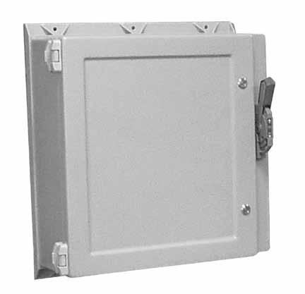 Fiberglass Disconnect Enclosures Fiberglass Disconnect, Type 4X Industry Standards UL 08A Listed; Type 3, 3R, 4, 4X, 12, 13; File No. E61997 cul Listed per CSA C22.2 No.