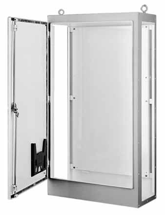 42186: Type 12 IEC 6029, IP Application Modular disconnect enclosures provide configuration flexibility and versatility. One- and two-door models can be bolted together in any configuration.