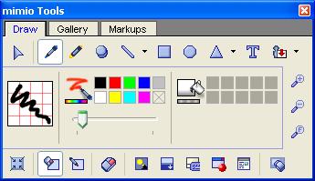 To insert the desktop as a new page: 1. Activate the Screen Clipping tool, by doing one of the following: From the mimio Notebook, click the Insert menu and choose Screen Clipping.
