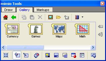 Folder A folder is used to organize galleries into groups. A folder can contain other folders or galleries. 2. Gallery A gallery is used to organize related backgrounds and pictures.