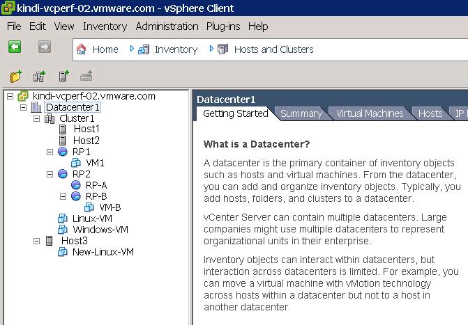Cluster Resource Pool A collection of hosts and associated virtual machines that work together as a unit. Features such as HA/FT and DRS/DPM can be enabled in a cluster.