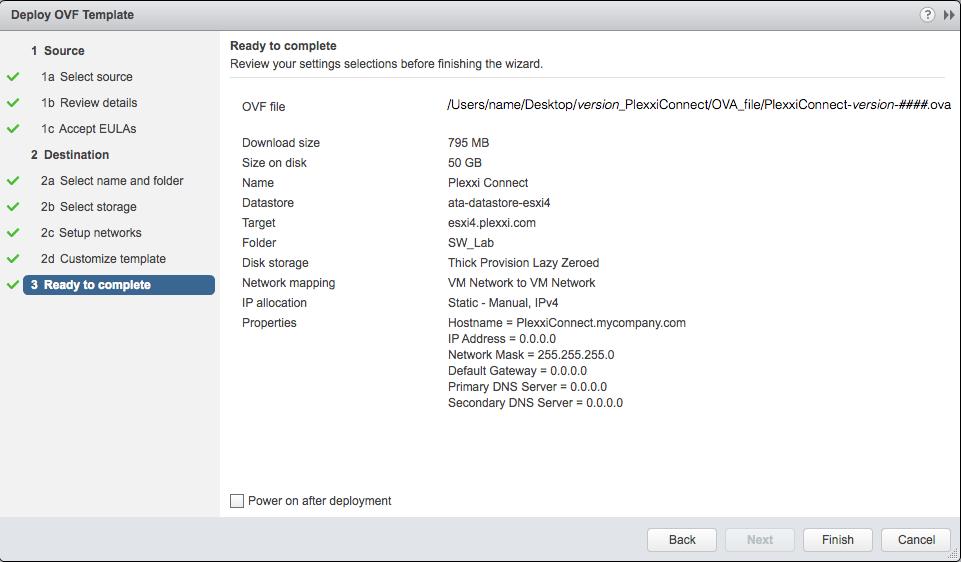 In C) Network DHCP Settings, configure: Use DHCP: Check this option if DHCP is used.