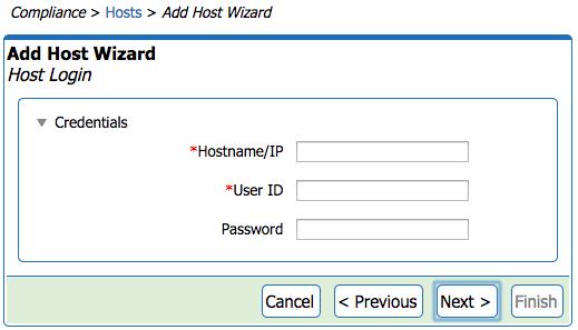 Post Installation Tasks Adding the First HTCC-Protected Host The Host Login page appears (see Figure 6-3). 4. Complete the Add Host Wizard. You are now ready to create and deploy access policies.