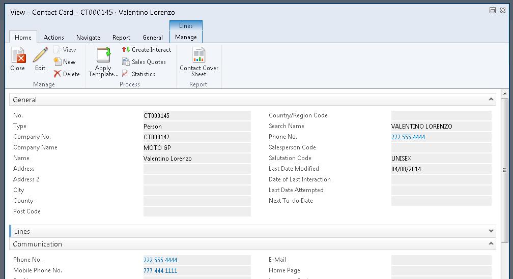 If multiple matches are found then the Multiple Contacts Found is shown and enables the User to
