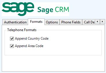 Mitel Phone Manager 4.2 Telephone number formats Sage CRM does not provide a standard format for storing telephone numbers within the system by default.