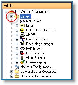 Net Server Clients displays information about the client applications connected to the Net Server. Display only. You can not configure anything from this screen.