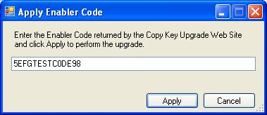 Read Copy Key Again Sends a message to the Net Server to reread the information on the key.