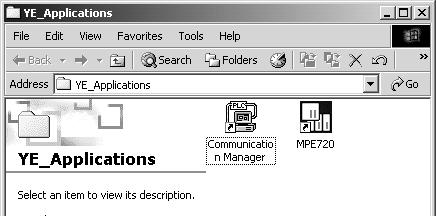 To restart the Communication Manager, double-click