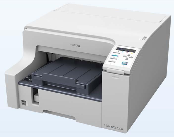 Ricoh GXe3300N MacProfile INSTALLATION GUIDE MAC OS X CAUTION DO NOT INSTALL THE RICOH (OEM) INKS THAT WERE PROVIDED WITH THE PRINTER.