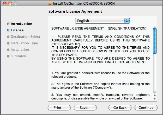 SubliJet-R MacProfile - Installation Guide (Continued; Page 5:14) 6.) Click Continue to allow the program to determine if the software can be installed (see FIGURE 7). FIGURE 7 7.