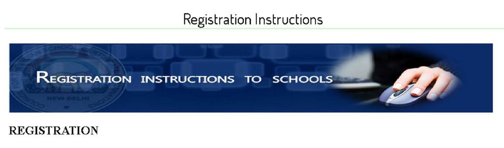 Fig. 5: ICSE Registration Instruction Screen 3.