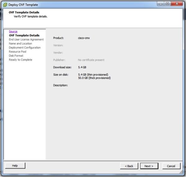 Installing Cisco MSE in a VMware Virtual Machine Deploying the Cisco MSE OVA File Using the VMware