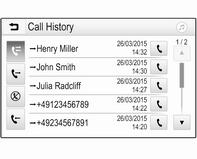124 Phone Contacts settings The contacts list can be sorted by last name or first name. Press ; and then select SETTINGS to display the respective menu. Select Bluetooth and then Sort Order.
