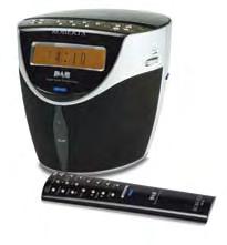 radio with full screen time display Two independent alarms wake to radio or buzzer Multi stage dimmer Humane wake system Auto time set 20 station presets Adjustable sleep and snooze timers