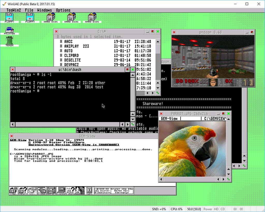 fvdi driver for WinUAE This is an Amiga emulator running EmuTOS ROM, fvdi