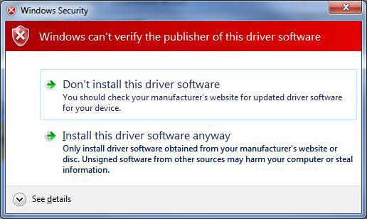 Figure 4: Windows 7 User Account Control You may addi onally see a Windows Security no ce