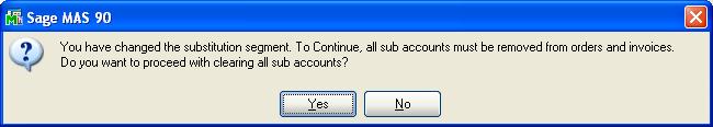 Answer the following prompts: G/L Account Segment To Substitute: Select the G/L Account Segment you wish to use for to substitute.