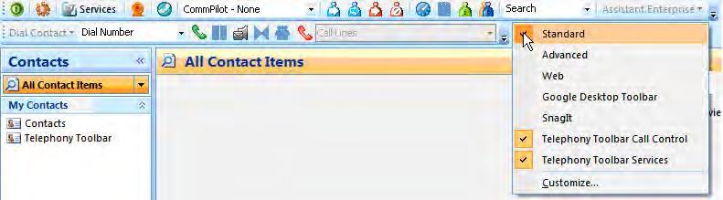 2) Click the Options icon in the Toolbar Toolbar. 3) Click General in the tree view on the left of the Options dialog. 4) Verify that the version area of the page lists Accella Toolbar.
