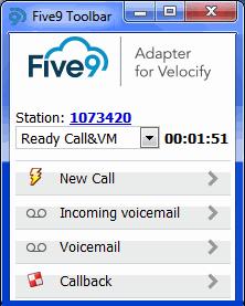 Using the Softphone Changing Your Status Ready VM: available to receive voicemail messages. NOT READY options: Cannot receive calls but can make a manual call.