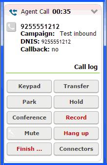 Processing Calls Recording Calls Recording Calls During a call, you can record some or all the conversation. To start or end a recording, click Record.