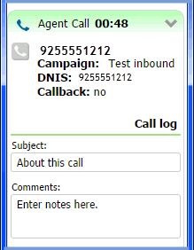Processing Calls Ending Calls 3 To close the section, click Call Log again. After the call, the call log is automatically saved.