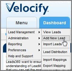 Managing Your Call Activity in Velocify Creating Leads Logs Only: lead activity, such as failed and completed calls, executed triggers, and sent email messages.