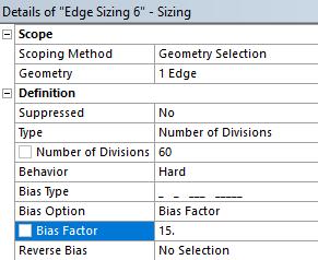 Select the surface at the top of trailing edge of the