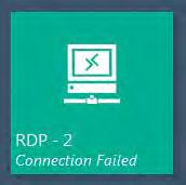 Connection failed An error occurred while trying to establish a connection