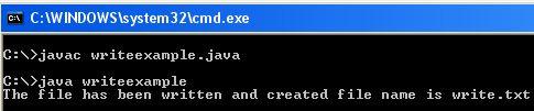 Compile File created: write.txt 1.3 Converting Byte Streams to Character Streams Java.