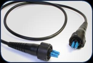 Harsh Environment Fiber Connectors & Cable Assemblies PT/LC & PT/MPO This connector family leverages the proven MIL spec 26482 connector system to provide an environmental seal and mechanical