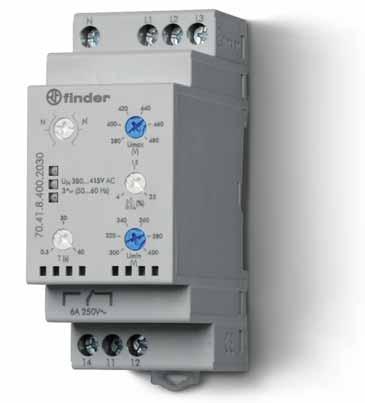 70 Series - Line monitoring relay 70 Features 70.11 70.31 70.