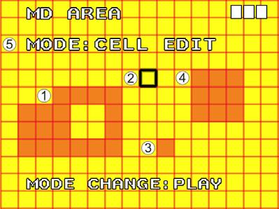 Window Setup: 1 Detection Block: Formed by two or more cells. 2 Cursor: Press /II button to switch to Select/ Edit mode.