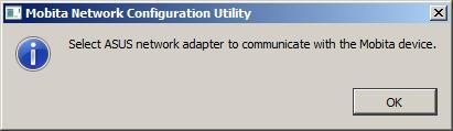 Click Yes to confirm adapter communication. 14.