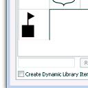 A dialog box will ask you to name the Library Object. Enter a name and press OK. As you drag your Library Objects into the palette, they will become visible in the selection window.