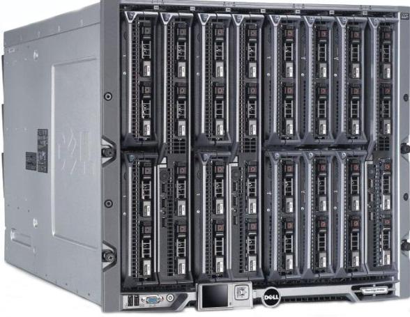 configuration options. The Compellent storage system uses redundant controller systems for availability. You can connect these to your servers through iscsi or Fibre Channel connections.